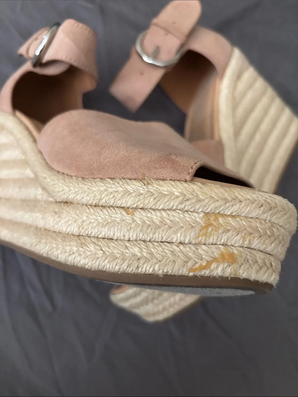 Nine West Blush Tan/Brown Wedges